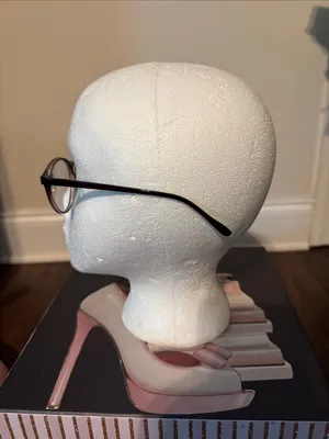Round Brown Bluelight Eyeglasses thumbnail 3