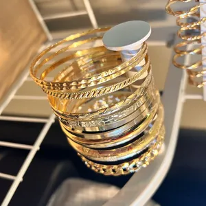 10 gold bangles  thumbnail 2