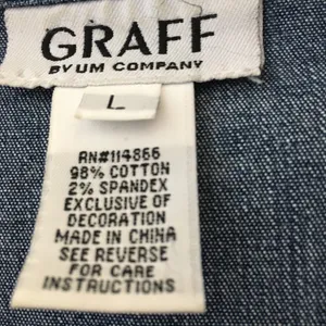 FINAL MARKDOWN Ladies graff by um jacket large Blue thumbnail 4