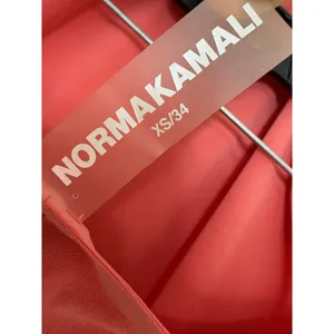 Norma Kamali Halter Turtleneck Side Slit Maxi Dress Size XS Coral Jersey Stretch thumbnail 6