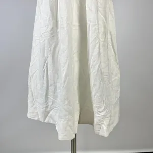 NWOT Farm Rio Linen Blend White Sleeveless Mini Dress Size L thumbnail 8