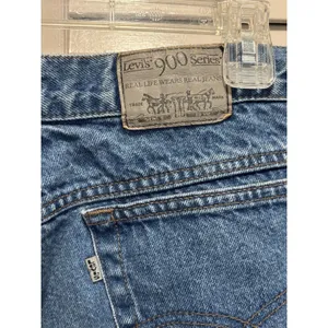 Vintage Levis 900 Series Silverta Med Wash Zip Logo Tapered Leg Size 26 Mid Rise thumbnail 3