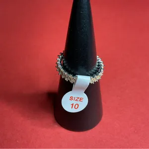 Bomb Party RBP7711 “Say Yes To Love” Cubic Zirconia on Rhodium Size 10 Ring NWT thumbnail 3