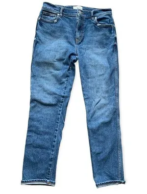 Lou & Grey Light Wash Straight Jeans 26 thumbnail 1