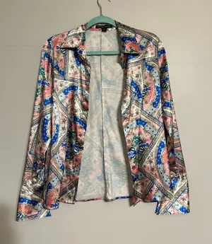 Boston Proper Western Button Down Wrangler thumbnail 1