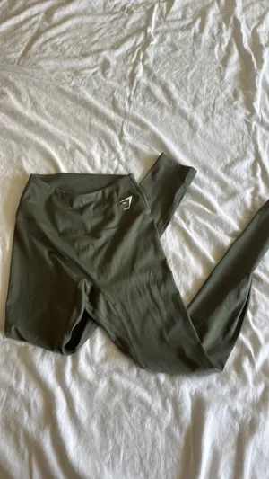 Gymshark Training Leggings Olive Green thumbnail 6