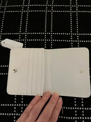 J C Fashion white compact wallet thumbnail 2