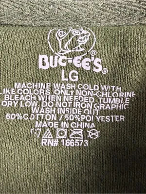 Buc-ees Women's Quilted Green Long Sleeve Sweatshirt Size Large thumbnail 5