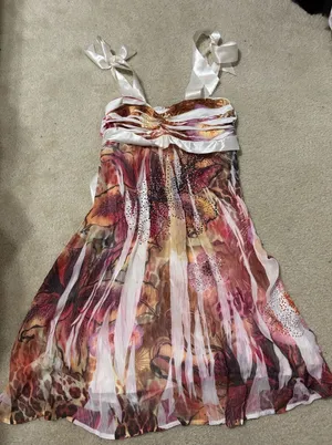 Y2K Rhinestone Babydoll Dress thumbnail 1