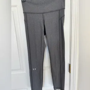 Womens under armour compression heat gear grey leggings thumbnail 2