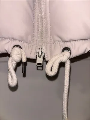 Hollister Grey Puffer Coat Size Large thumbnail 4