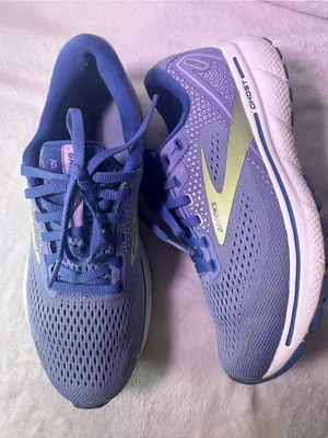 Brooks Ghost Women's Running Shoe - Lavender/Green thumbnail 6