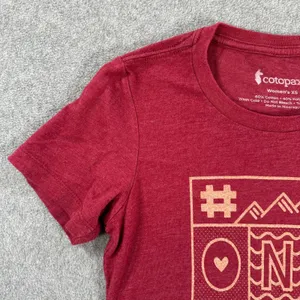 Cotopaxi One Utah Tee Shirt Women's XS Red Short Sleeve Crew Neck Llama Graphic thumbnail 2