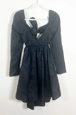 NWT Sau Lee Lena Dress Mini Black Size 6 thumbnail 1