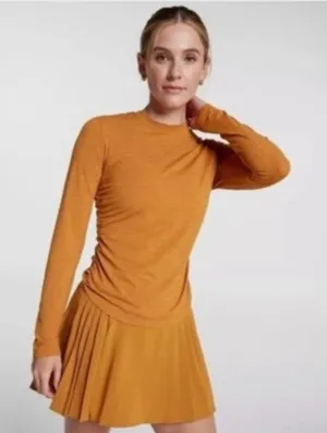 Calia by Carrie Women's Tissue Texture Long Sleeve in Golden Warmth size XL NWT thumbnail 1