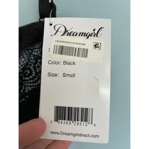 Lace Bra Black Small NWT Dreamgirl thumbnail 6