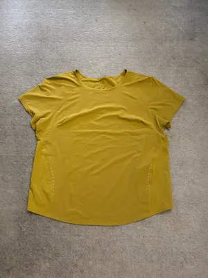 Lululemon Lightweight Stretch Run Short Sleeve Shirt Auric Gold thumbnail 3