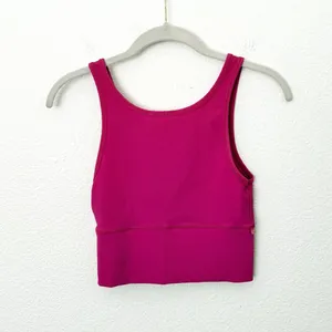 [Lululemon] Sonic Pink Power Pivot Ribbed Reversible Cropped Workout Tank Size 2 thumbnail 2