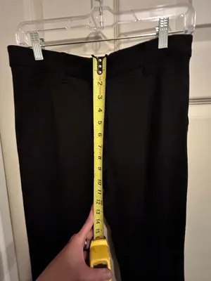 Lee Black Dress Pants — Tailored Straight Leg - size 10P thumbnail 3