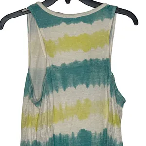 Miss Me Women Size Medium Muscle Tank Top Scoop Neck Relaxed‎ Multicolor Striped thumbnail 7