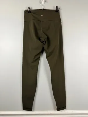 lululemon Olive wunder under High Rise Ankle Leggings Women's Size 8 thumbnail 2