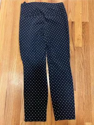 Women’s Old Navy white and Polka dot pant size 8 thumbnail 4