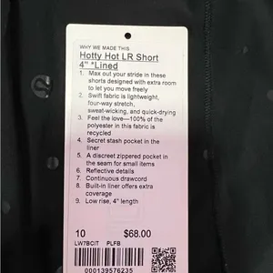 Lululemon Black Dot Pattern Shorts thumbnail 4