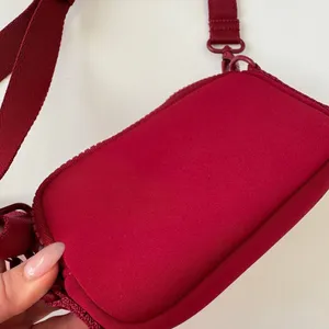 DAGNE DOVER x SEPHORA Limited Edition Mara Phone Sling Crossbody Bag Burgundy thumbnail 5