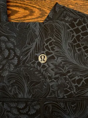 Lululemon Wunder Under HR Tight 25" Nouveau Mach Blue Black Sz 12 Luxtreme NWOT thumbnail 5