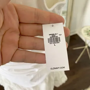 NWT White Old Navy Side Cinched Cowl Neck Tank Top L thumbnail 3