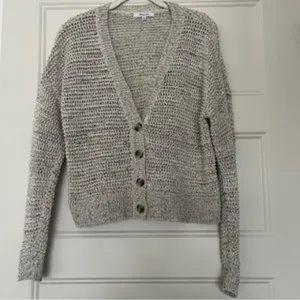 Madewell Cream Cozy Knit Cardigan thumbnail 3