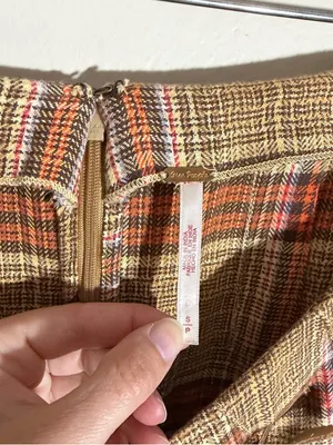 Free People Bali Tai Plaid Skirt thumbnail 6