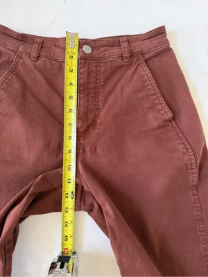 Everlane The Utility Barrel Pant Brown Rosewood Size 2 thumbnail 8