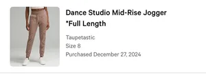 Lululemon Dance Studio Joggers Full-Length thumbnail 2