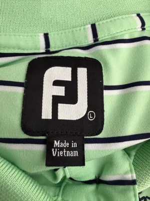 Footjoy Tibúron Naples Light Green Golf Polo Shirt thumbnail 5