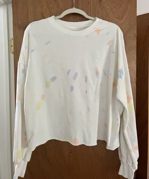Billabong tie dye cropped oversized sweater  thumbnail 1