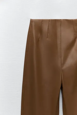 nwt high waisted faux leather leggings pants thumbnail 5