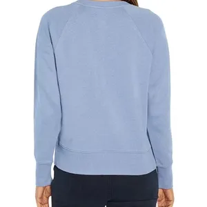 Gap Women's Henley Sweatshirt English Manor Blue, Small NWT thumbnail 4