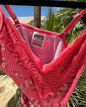 Victoria's Secret Floral Tank Bodysuit thumbnail 2