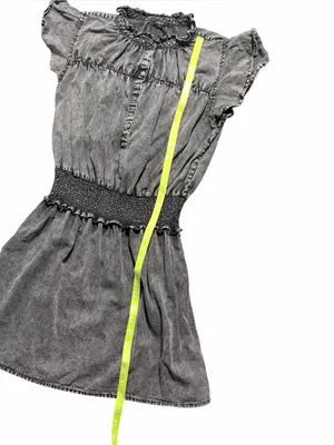 Rails Ladies Amina Mini Dress Black Acid Wash Size Small thumbnail 7