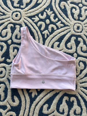 Pink Lululemon Asymmetrical Bra thumbnail 2