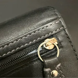Vintage COACH Soho Black Leather Buckle Trifold Wallet thumbnail 15