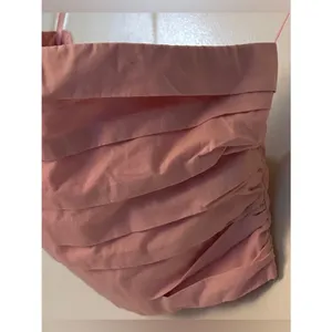Abercrombie & Fitch Blush Strapless Cropped Tube Top Women's Sz Medium thumbnail 3