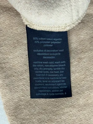 Tommy Hilfiger Beige Crew Neck S thumbnail 5