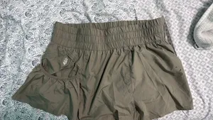 FP Movement Shorts Flirt Green Get Your On Olive Large thumbnail 2