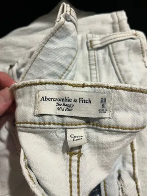 Abercrombie Baggy Mid-Rise Jeans Curve Love thumbnail 5