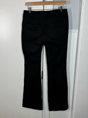 Anthropologie Pilcro Black‎ Bootcut Trouser Pant 2024 size 27 neutral classic thumbnail 3
