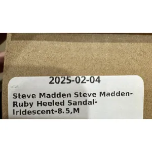 Steve Madden Ruby Heeled SandaI Iridescent RUBY-IRI Women's Size 8.5 Medium thumbnail 6