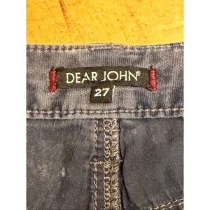 Dear John Marbled Grayish Blue Low Rise Lightweight Corduroy Jeans Size 27 (7302 thumbnail 7