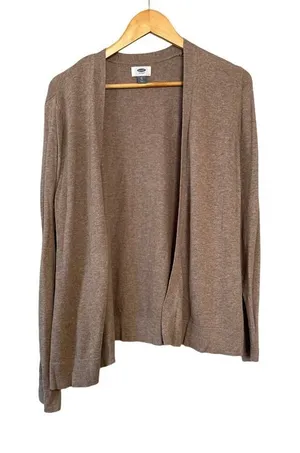 Old Navy Brown Lightweight Sweater Cardigan‎ Sz XL thumbnail 1